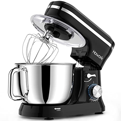 Blue Electric Stand Mixer with 6.5QT Stainless Steel Bowl U89739
