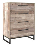 Whitewash 4-Drawer Chest S57767