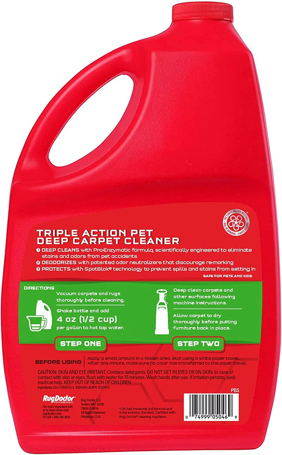 96 oz. Pet Carpet Cleaner Concentrated Solution V512900