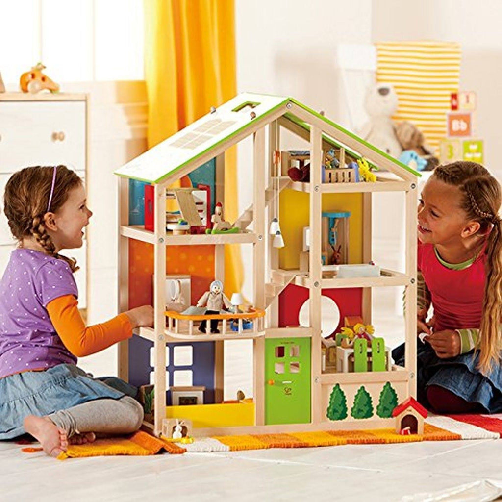 3 Story Wooden Dollhouse N288405