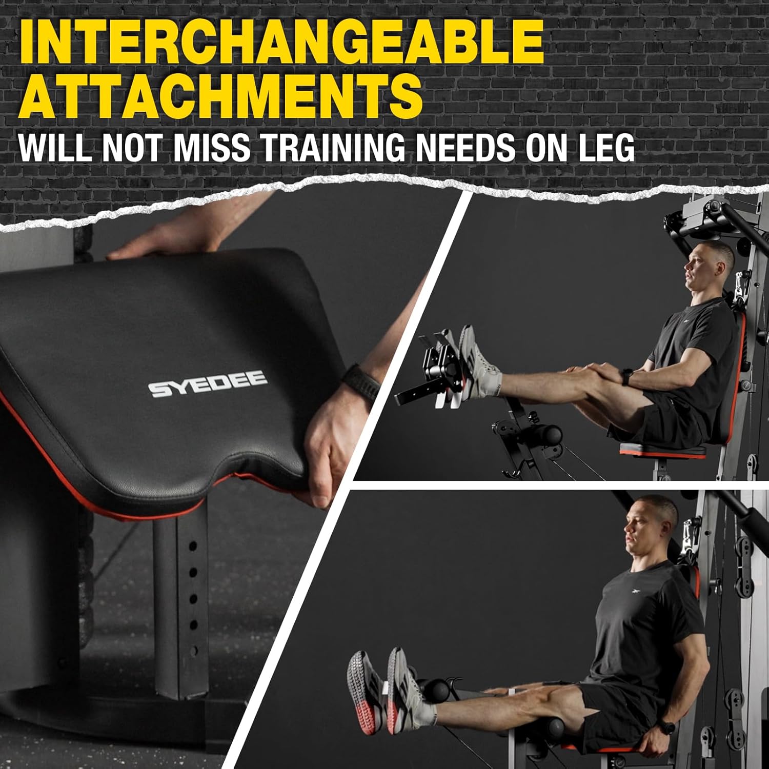 Multifunctional Home Gym Station with 150LBS Weight Stack N85018