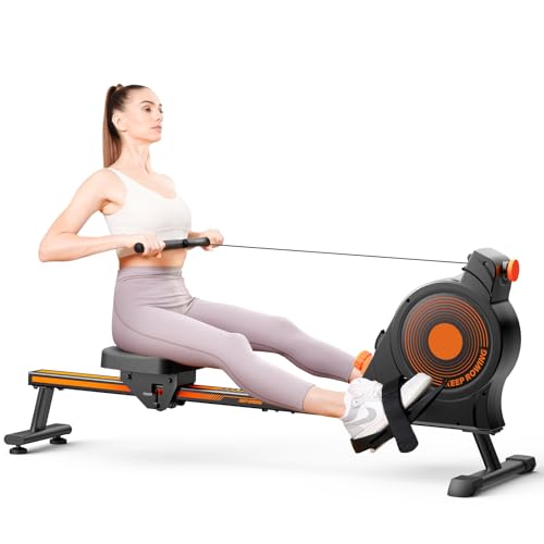 Magnetic/Water Rowing Machine with 16 Resistance Levels, LCD Monitor Y3264
