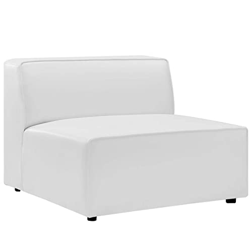 White Vegan Leather 5-Piece Sectional Sofa L843591