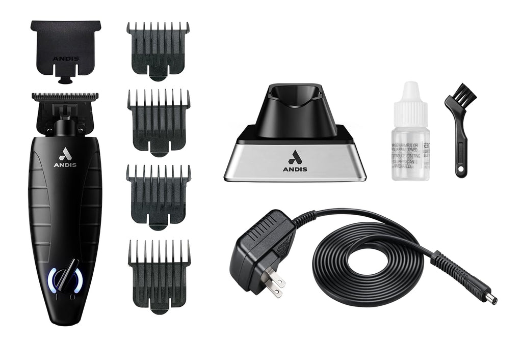 Black Cordless Electric Beard & Hair Trimmer with Charging Stand K6885