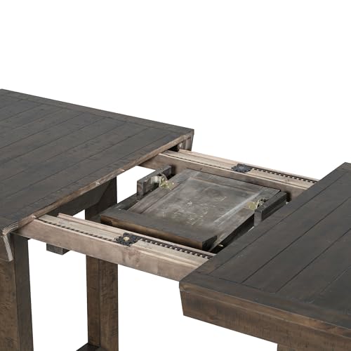 7-Piece Wood Rectangular Dining Table Set with 6 Upholstered Chairs U92966