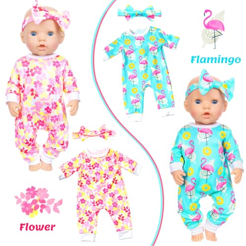 10 pcs Baby Doll Clothes and Accessories Set for 14-16 Inch Dolls Y391
