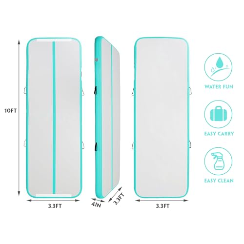 6.6ft/10ft/13ft/16ft/20ft Inflatable Gymnastics Mat with Air Pump P7160