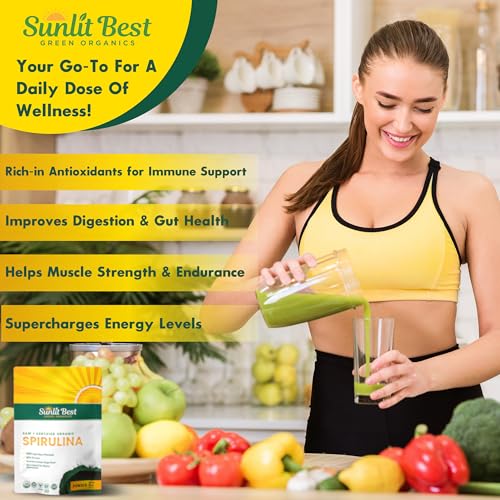 USDA Organic Spirulina Powder, 8 oz K296