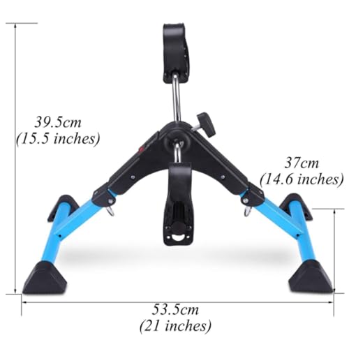 Under Desk Pedal Exerciser, Foldable Mini Exercise Bike with LCD Display X117