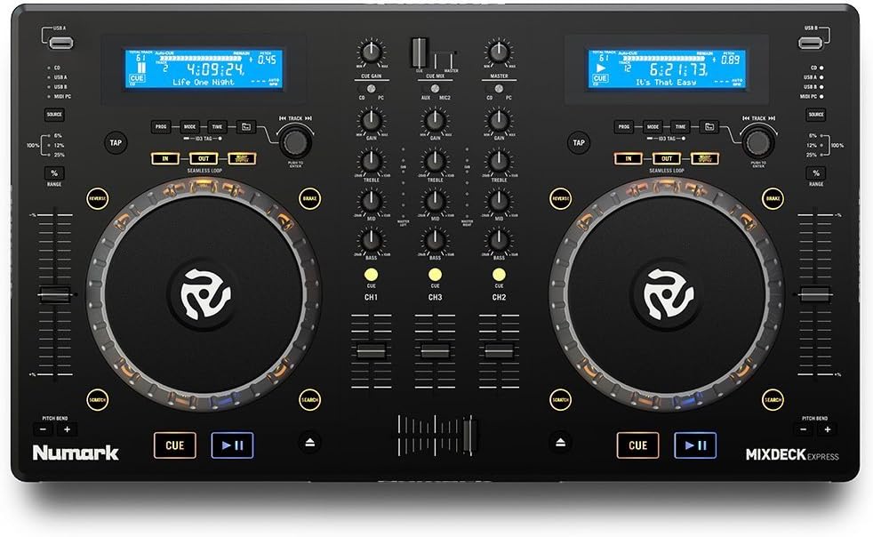 2-Channel DJ Controller with CD and USB Playback R84922