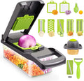Food Chopper 8 Blade Vegetable Slicer with Container R144598