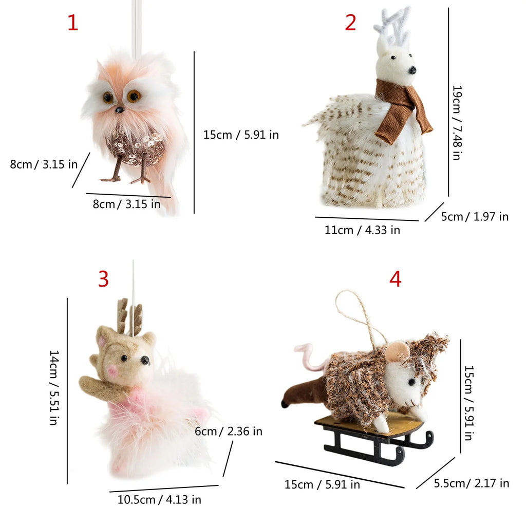 Felt Ornaments Christmas decoration Y66239