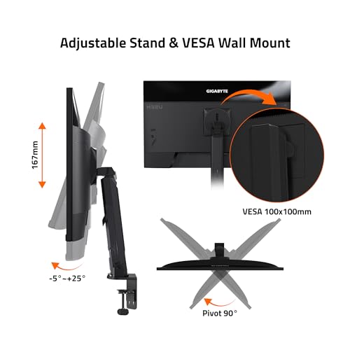 32" 144Hz 2160P UHD Gaming Monitor, 3840 x 2160 4k SS IPS Display, 1ms Response Time O6234
