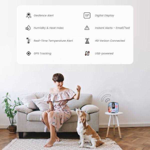 RV Pet Monitoring Safety Temperature & Humidity Sensor K73593