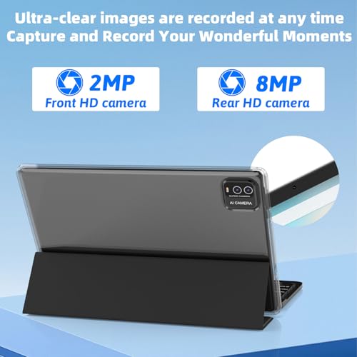 2 in 1 Tablet 10 inch 12GB RAM 64GB ROM 1TB Expand Octa-Core 2.0Ghz 5G WiFi BT5.0 6000mAh 8MP Camera 1280 x 800 HD Screen M428