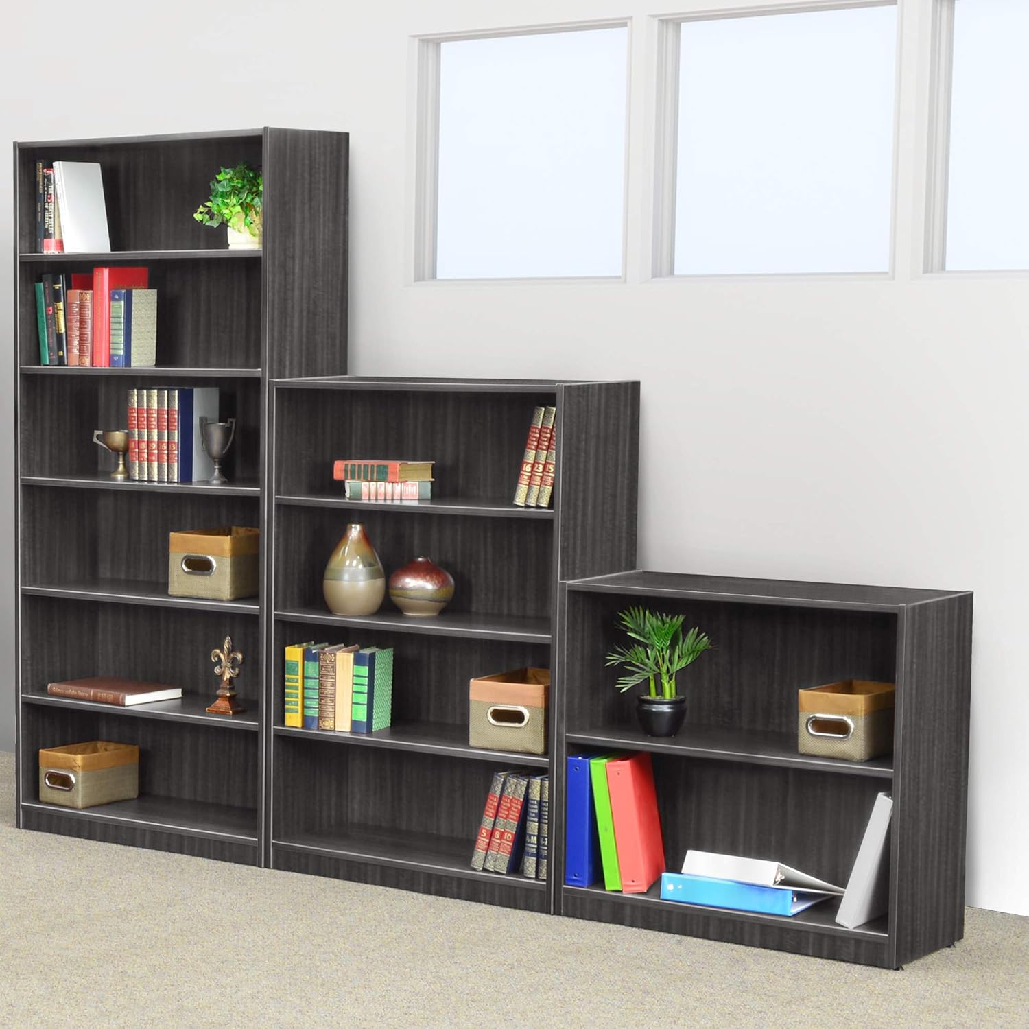 Ash Grey Bookcase I182