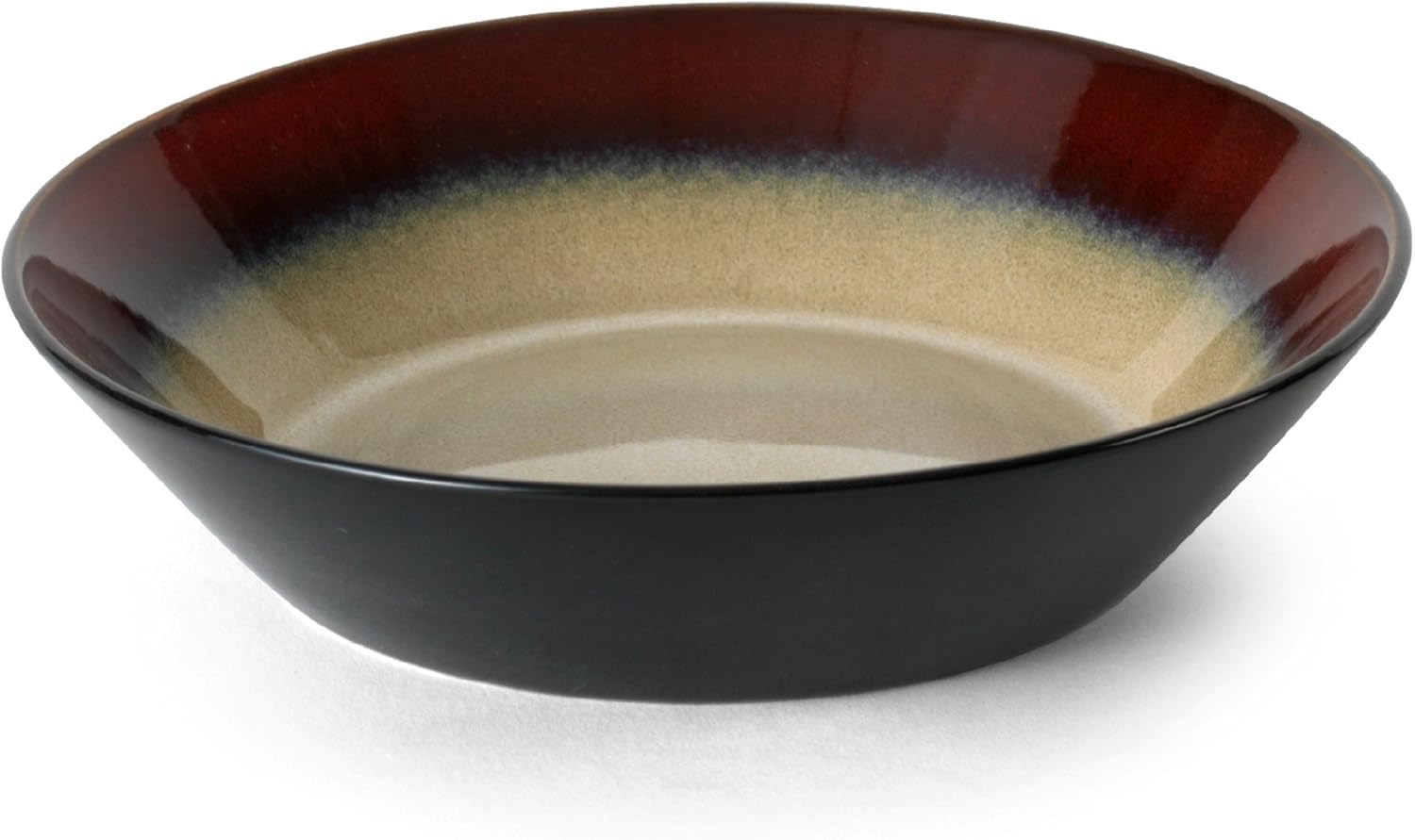 Red 16-Piece Stoneware Dinnerware Set D21282