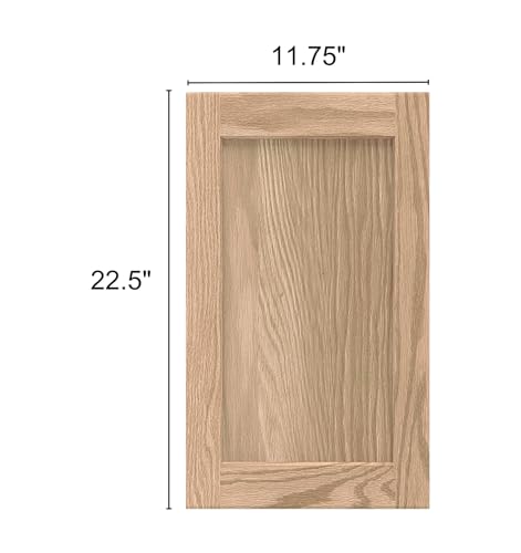 Unfinished Oak Kitchen Cabinet Door Replacement C859016