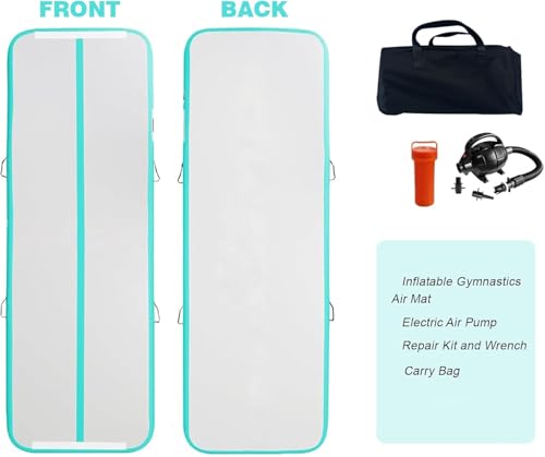 6.6ft/10ft/13ft/16ft/20ft Inflatable Gymnastics Mat with Air Pump P7160