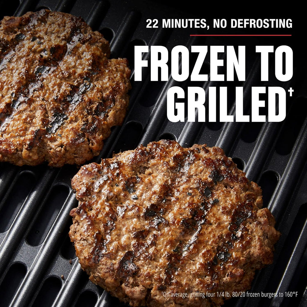7-in-1 Electric Indoor Grill with Air Fry Technology, Black F4839