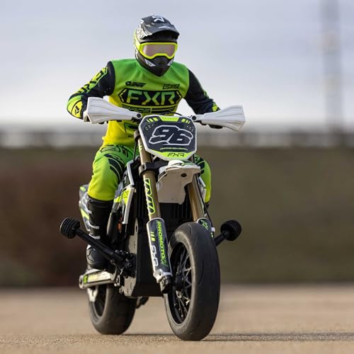 1/4 Super Moto Motorcycle FXR White RTR with Battery and Charger E71715