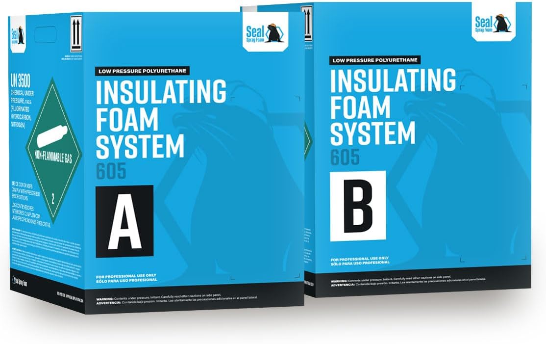 Two-Component Closed Cell Low Pressure Polyurethane Spray Foam Kit K465831