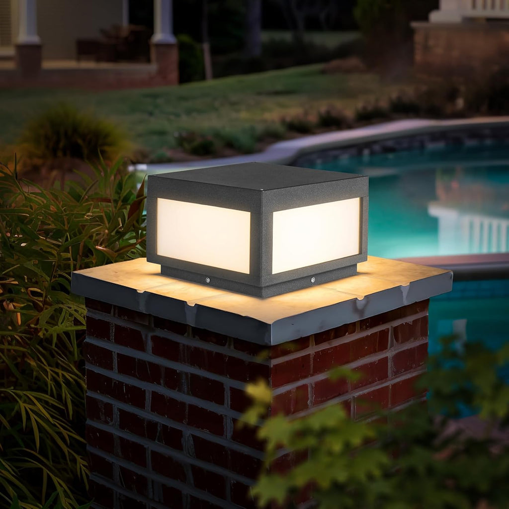 LED Post Light, IP65 Waterproof Aluminum Column Light B7313