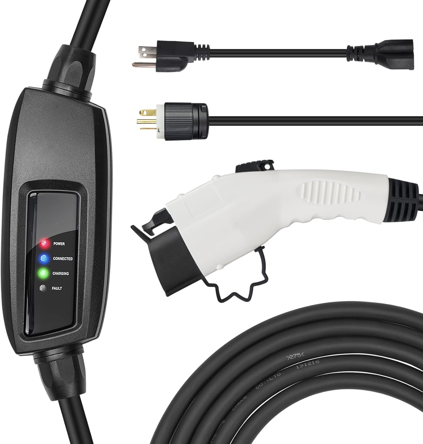 Portable EV Charger with 25 Feet Charging Cable B527