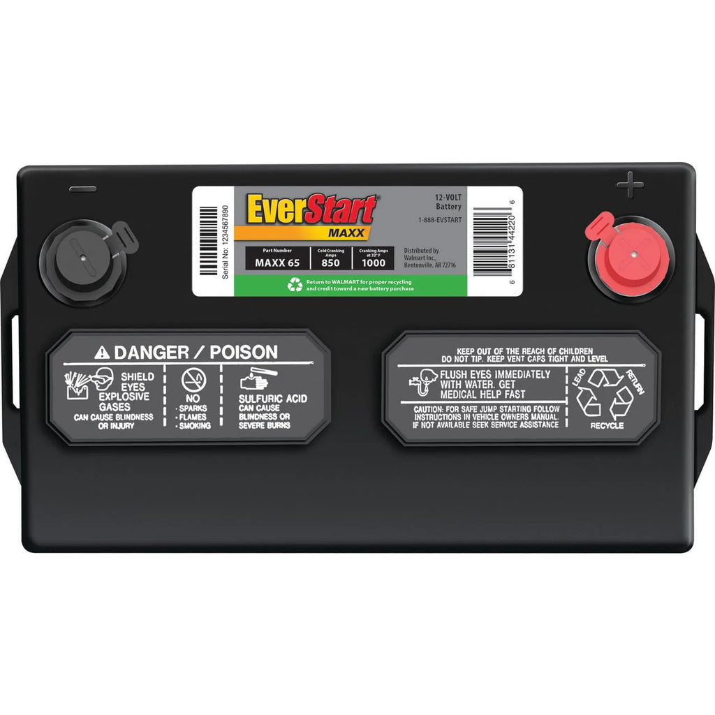 Group Size 65 12 Volt 850 CCA Lead Acid Automotive Battery L70107