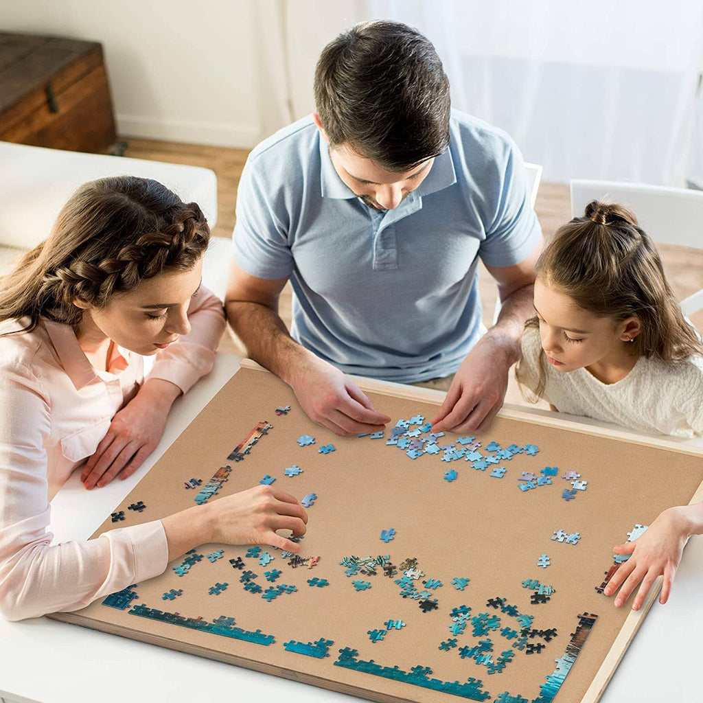 1000 Piece Wooden Jigsaw Puzzle Table with 4 Drawers Q762