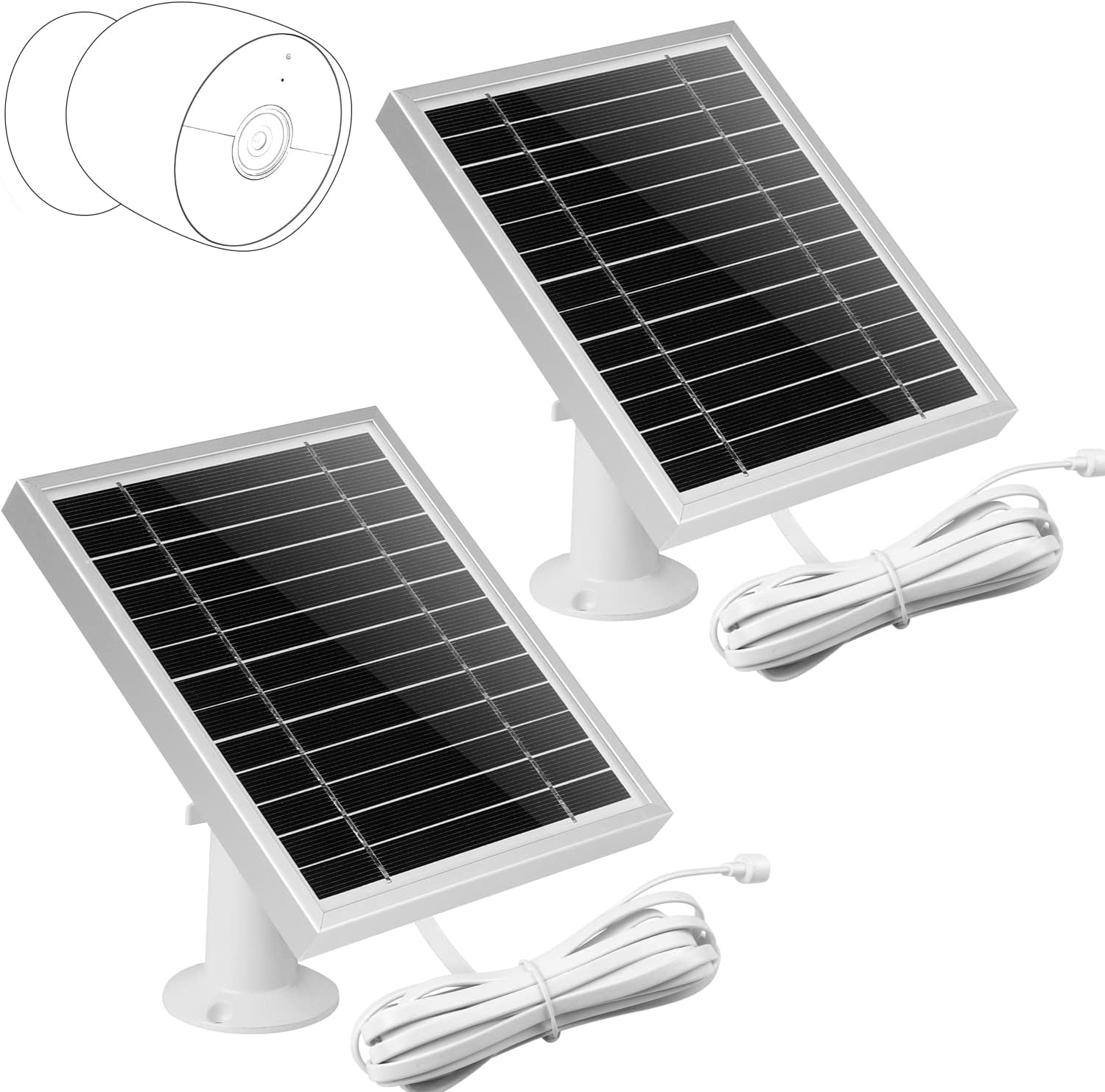 Silver Solar Panel for Nest Camera T2593