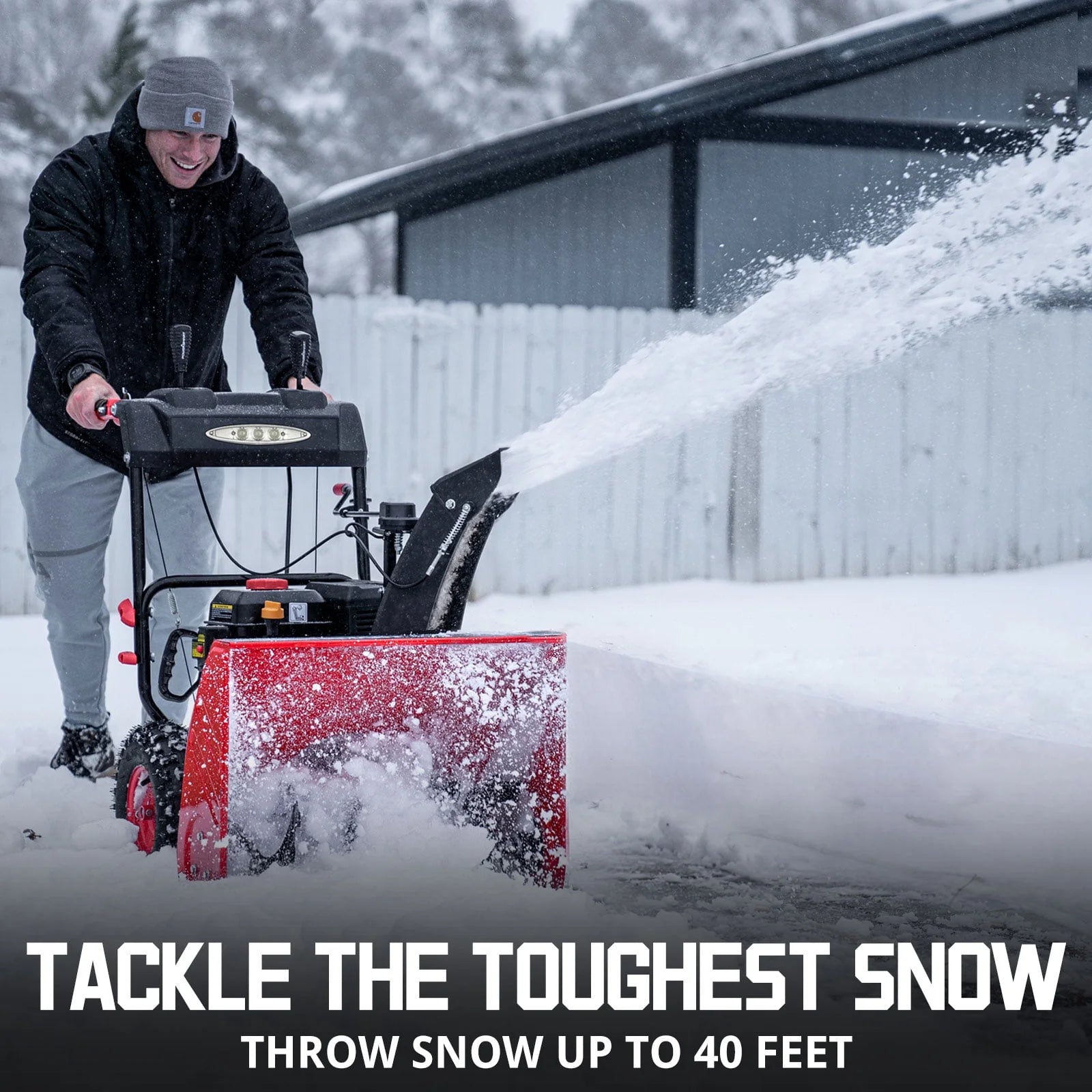 24 in. Two-Stage Electric Start Self-Propelled Gas Snow Blower G5567