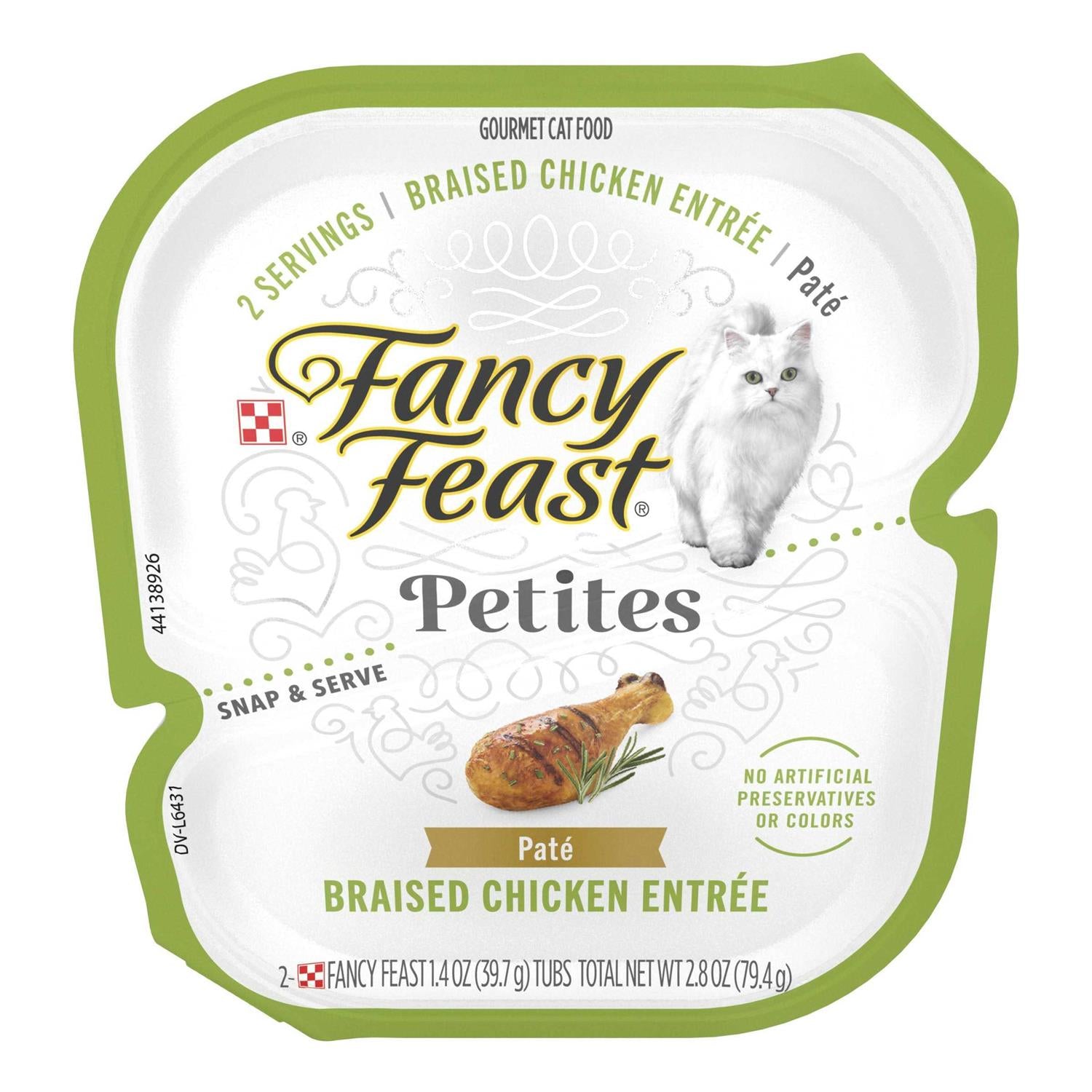 Pate Braised Chicken Entree Wet Cat Food T241