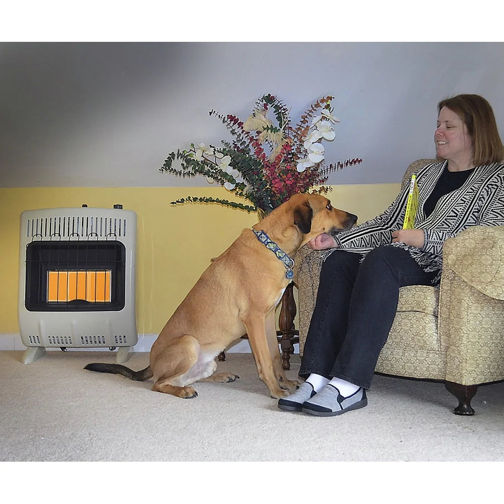 10,000 BTU Vent Free Radiant Natural Gas Heater S35112