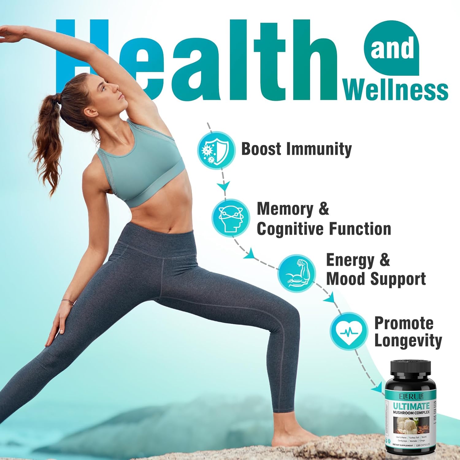 Mushroom Complex Supplement 120 Capsules G92133
