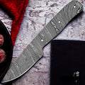 Damascus steel Full Tang Blank Blade Knife O840887
