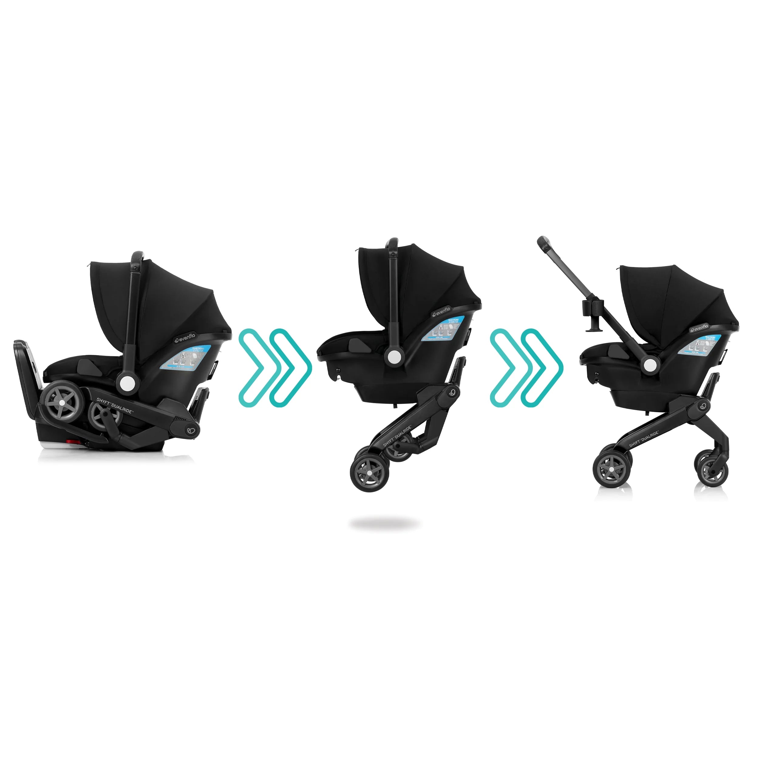 Infant Car Seat and Stroller Combo (Beaufort Black) F394