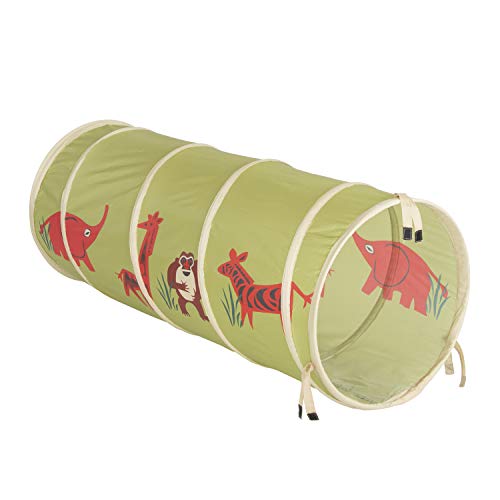 Red/Yellow/Blue Kids Dome Tent and Crawl Tunnel Combo R3661