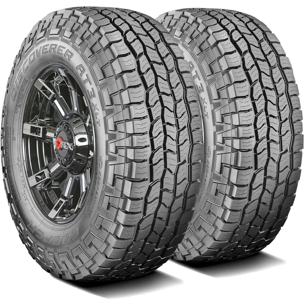 Pair of 2 Cooper Discoverer AT3 XLT LT 285/65R20 Load E 10 Ply All Terrain Tires Q231