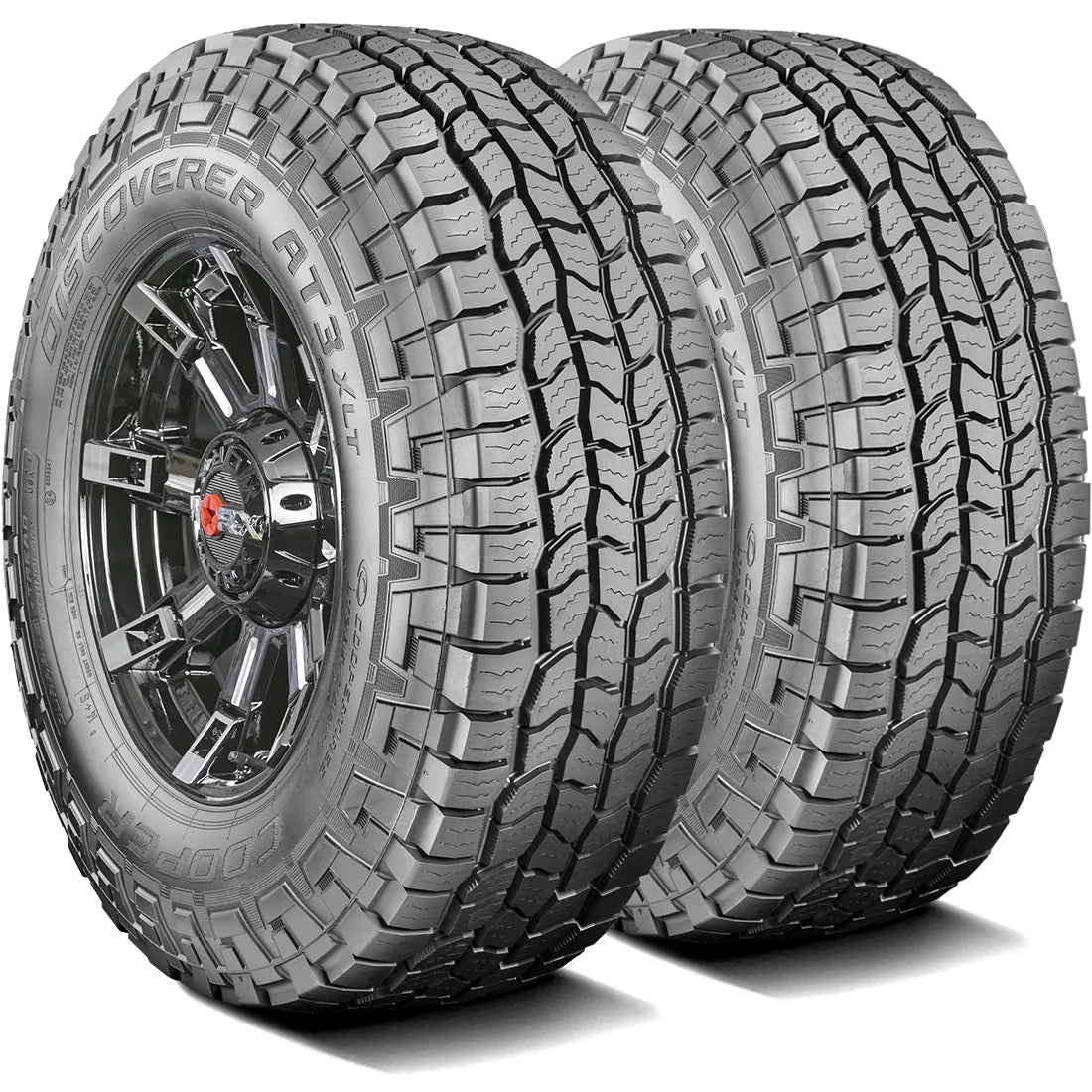 Pair of 2 Cooper Discoverer AT3 XLT LT 285/65R20 Load E 10 Ply All Terrain Tires Q231