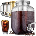 1 Gallon Cold Brew Coffee Maker with Extra-Thick Glass & Stainless Steel Infuser Z690