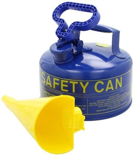 Metal Safety Can with Funnel, 11-1/4x22 I66570