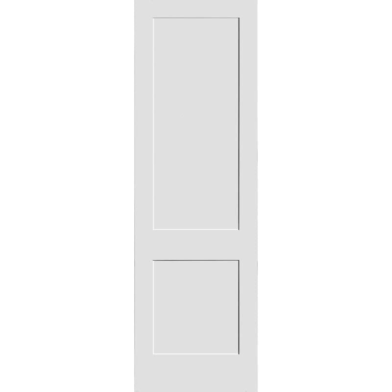36x22 by 96x22 Shaker 2-Panel Interior Slab Passage Door Primed Y237