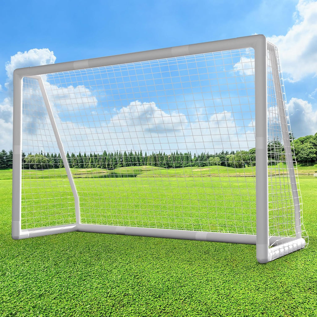 8x5ft Weatherproof PVC Soccer Goal with Carry Bag Z32537