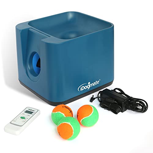 Rechargeable Automatic Dog Ball Launcher with Remote Control and 3 Balls (2.5 inches) O733
