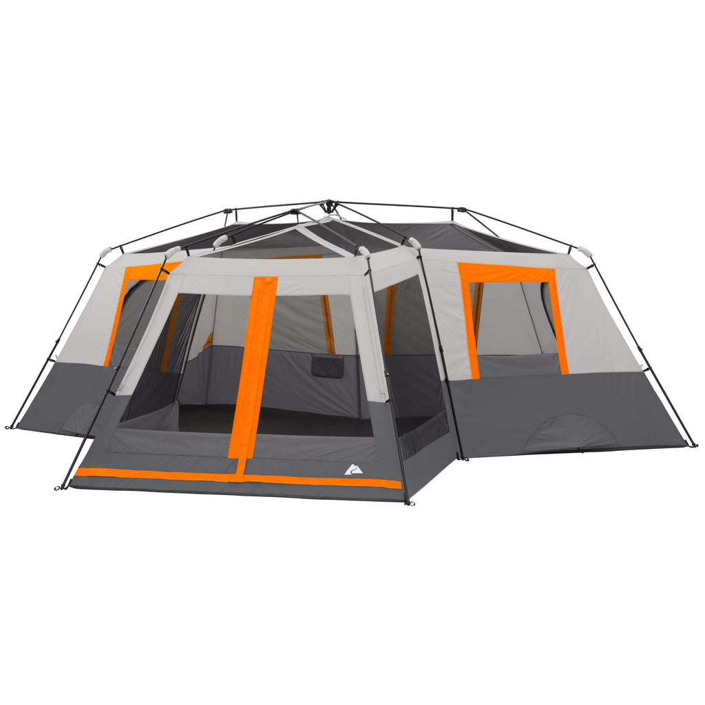 12-Person 3-Room Instant Cabin Tent with Screen Room F388