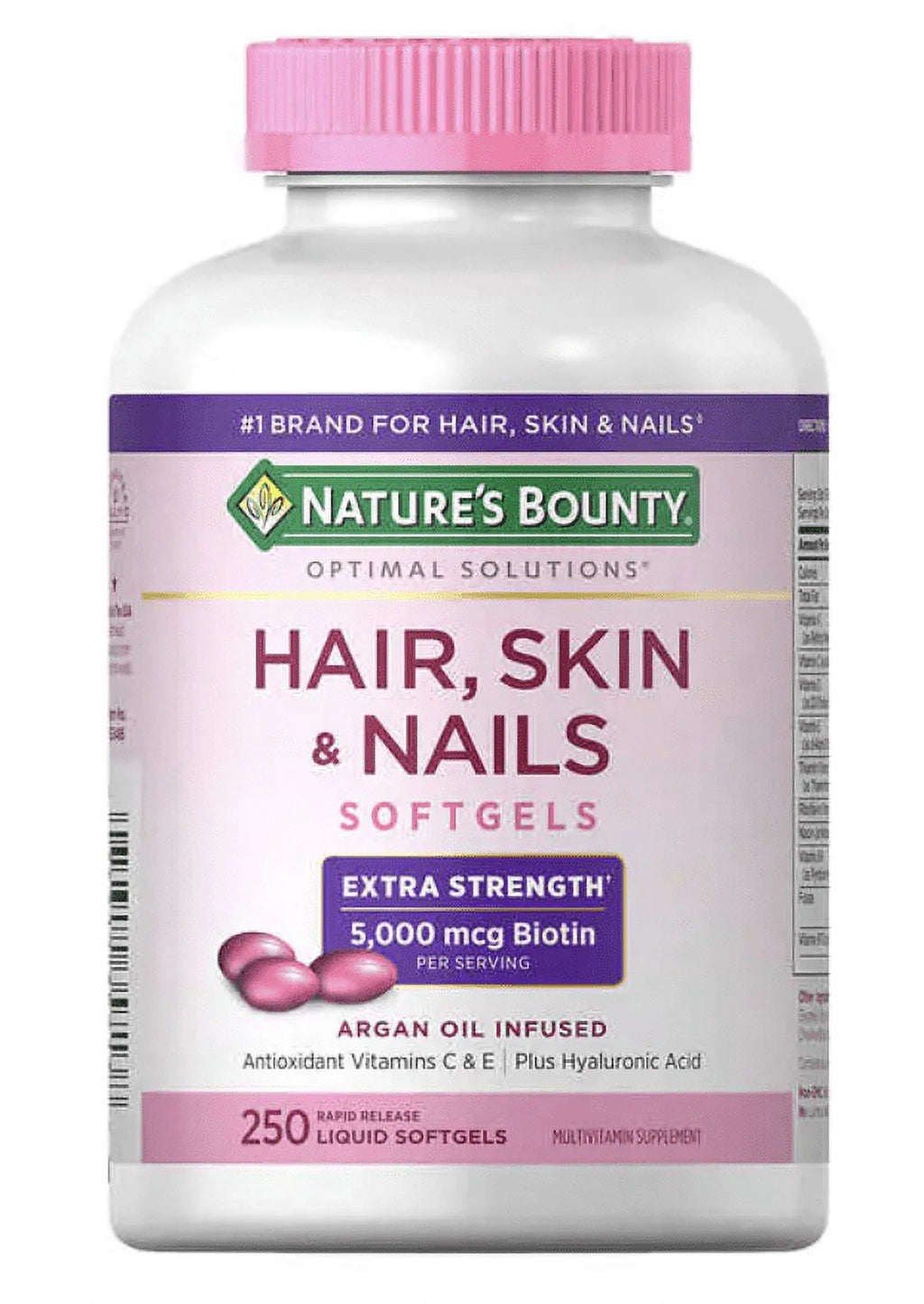 250 Softgels Hair Skin and Nails G603647