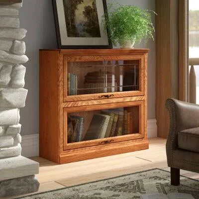 Red Oak 2 Shelves Bookcase W21532