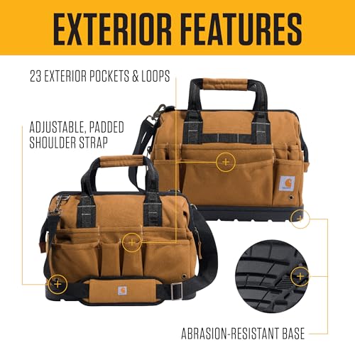 18-Inch Water-Resistant Tool Storage Bag with Molded Base M599