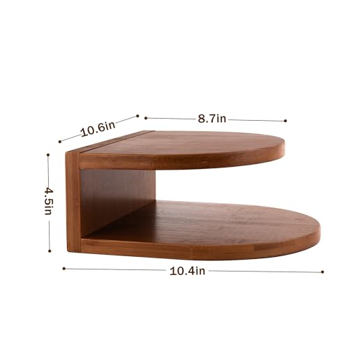 Walnut Wood Wall Mount Floating Nightstand M58534